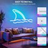 USB DIY Neon Light Strip APP Control and Remote Control RGB Color Change Flexible LED Light Strip Bedroom Decoration