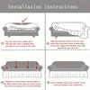 Dustproof Stretch Sofa Slipcover 1/2/3/4 Seat Solid Color Couch Cover Non-slip Sofa Cover  Home Use