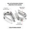 M2 M3 M4 M5-M6-M8-M10 304 Stainless Steel Cable Wire Rope Protective Sleeve  Chicke Riggingn Heart Ring Fixing Workpiece