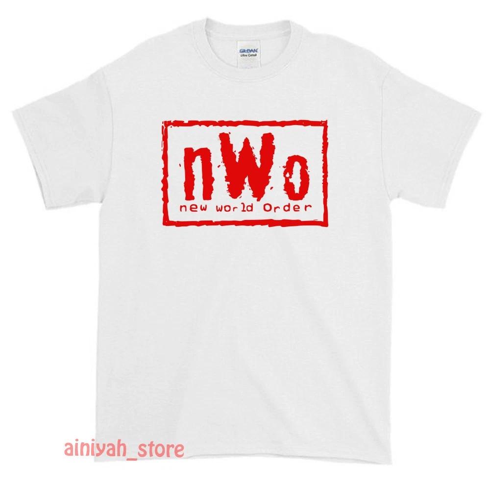 New NWO New World Order Logo Men s Funny T shirt USA Size S-XXL M