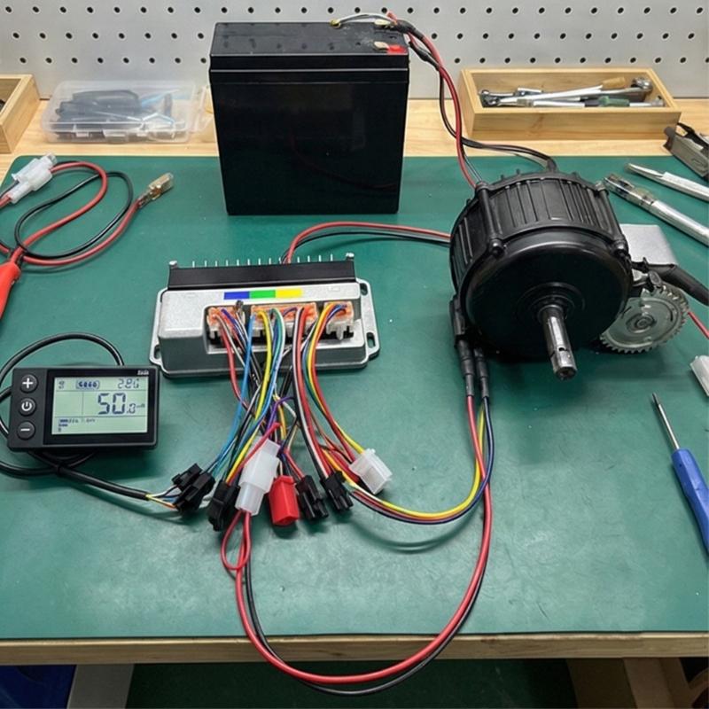 Power Controller for 350W to 500W Electric Bikes with S866 Display for Efficient Energy Management