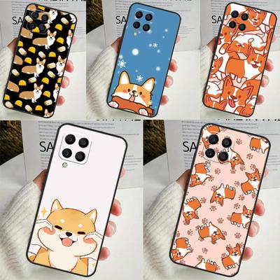 Cartoon Corgi Dog For Samsung Galaxy M12 M32 M52 M14 M34 M54 M21 M51 M31 M30s M20 M15 M55 M13 M33 M53 Case