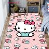 Hello Kitty Neon Stripes carpet Camping Trip Suitable For All Seasons Nap carpet Outdoor Plush carpet Bedroom