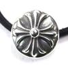 Marele CHROME HEARTS Alte accesorii Buton bilă cruce Elastice de păr Argint 925 bărbați Folosit