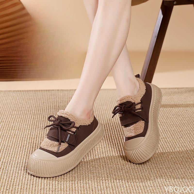 Nové sportovní boty dámské podzimní zimní všestranné módní bavlněné boty ležérní minimalistické pohodlné teplé ploché boty