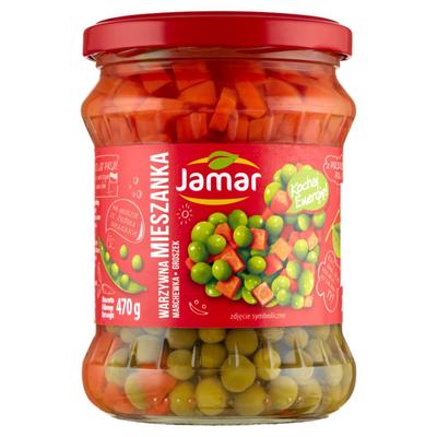 Jamar Mélange de Légumes Carottes Pois 470 G
