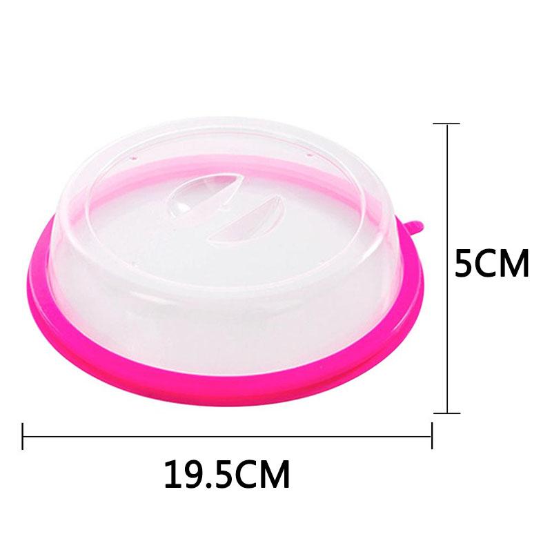 Oven Food Cover Plastic Microwave Bowl Splatter Lid Heat-resistant Heating Protector