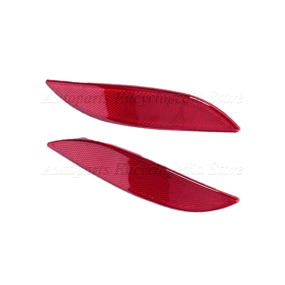 Left Right Car Reflective Strips 265650004R 3805 For Renault Megane Mk3 Rear Bumper Signal Light Reflector Auto Accessories