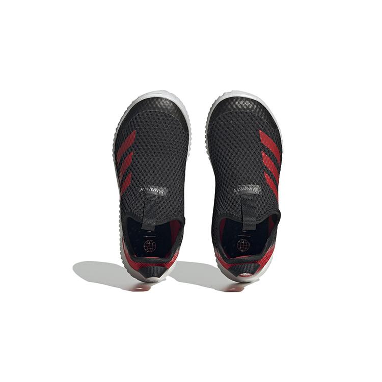 New Adidas Rapidazen 2 C Low Top Kids' Training Shoes Black Red Kids' HP5906