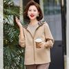 Women's Autumn Hooded Casual Baseball Jacket