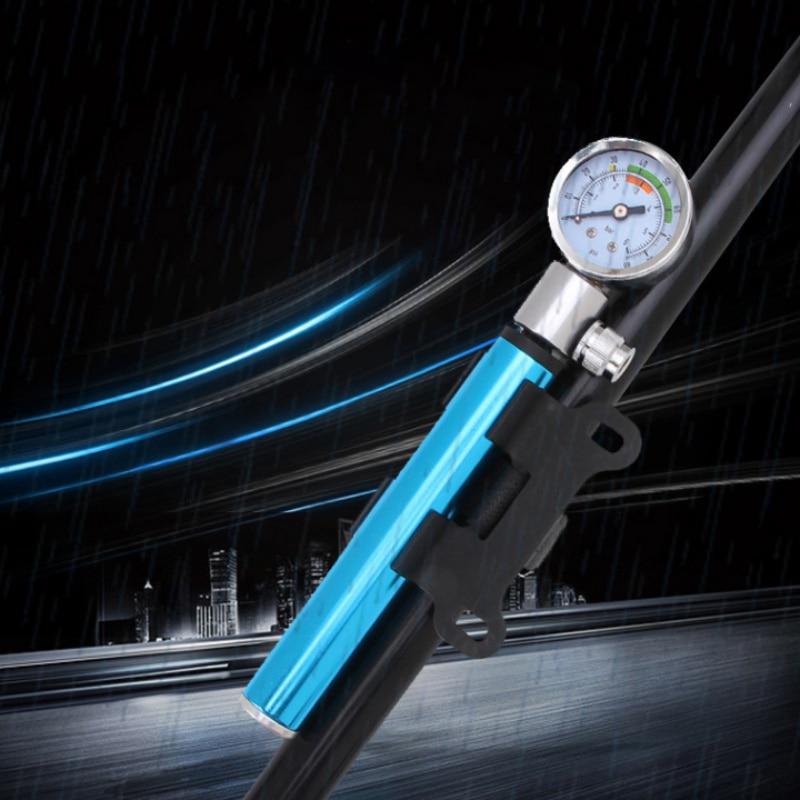 Mini Bicycle Pump With Pressure Gauge 210 PSI Portable Hand Cycling Pump Presta and Schrader Ball Road Tire Bike Pump New