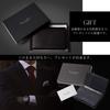 Business Card Genuine Leather Business Card Presentation Two Tone Color [Juviano] Holder, Men's Case, Box, (Navy & Navy)