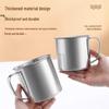 Homeglen 304 Stainless Steel Mug with Lid and Handle