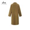 Elva's Island Women's Wool Double-faced Mid-length Coat