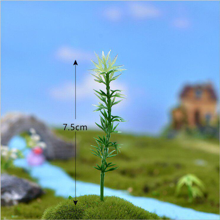 Decorative Miniature Trees & Succulents for Landscaping: Mini Fruit, Willow, Golden Leaf Trees, Moss Micro Landscape DIY Materials