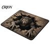 Non Slip Floor Mat 3D Spooky Halloween Rug, Scary Creature Optical Illusion 16" x Impactful Entryway Decor 24" Non-Slip Door for Living Room Entrance