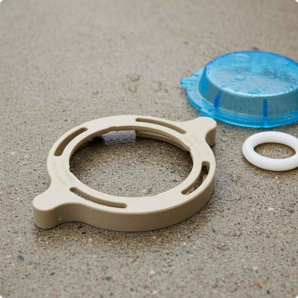 Cam and Ramp Clamp Pool Pump Locking Band