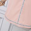 ZANZEA Rochie de vară cu mânecă scurtă, casual, cu gât rotund