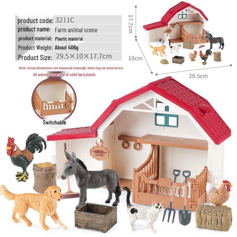 Children's Thousand-Mile Horse Simulation Model Toy and Sand Table Set