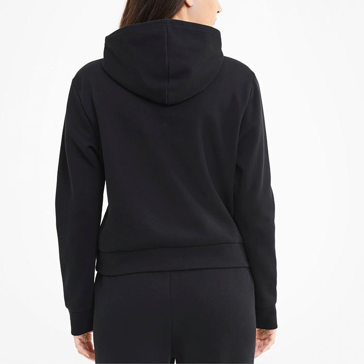 Puma Nu-tility Graphic Hoodie Sweatshirt Women Tops Black 585257-01