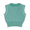 Onoff Women S Knit veSt Pattern Of2002lb Green