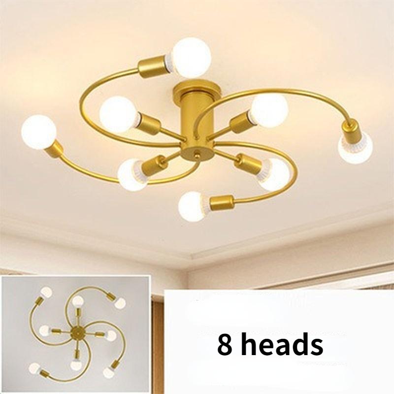 Nordic Dome Light Home Decoration Lighting6/8 Head Multi-pole Ceiling Light (bulb Not Included)