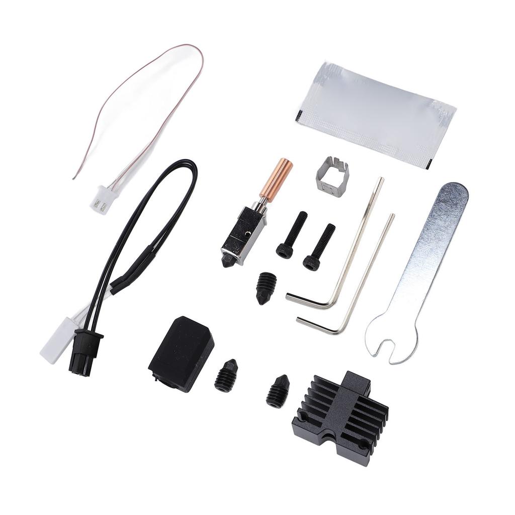 Hotend Kit 0.4mm 0.6mm 0.8mm Hardened Steel Nozzle 3D Printer Hotend Kit for QIDI XPlus3