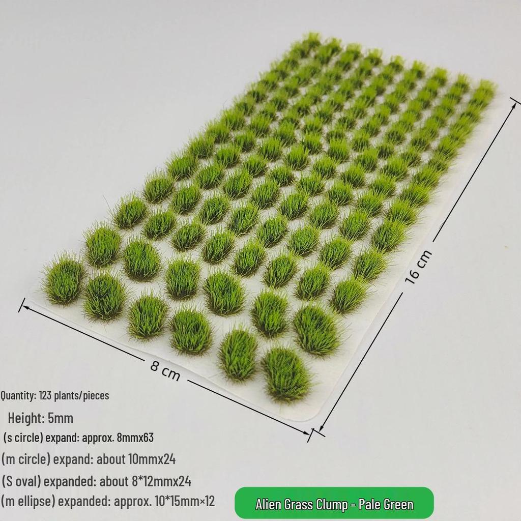 5mm Model Train Static Grass Tufts for DIY Miniature Landscape Scenes