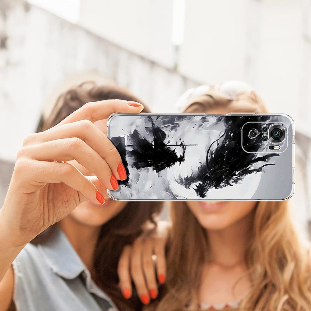 Phone Case For Xiaomi Redmi Note 15 14 13 12 4G 10 11 Pro Plus 5G 14C 13C 12C 10C Clear Soft TPU Cover Dragon