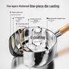 Extra Thick 304 Stainless Steel Yukihira Milk Pot, Uncoated for Baby Food, Cooking Noodles, Small Household Pan