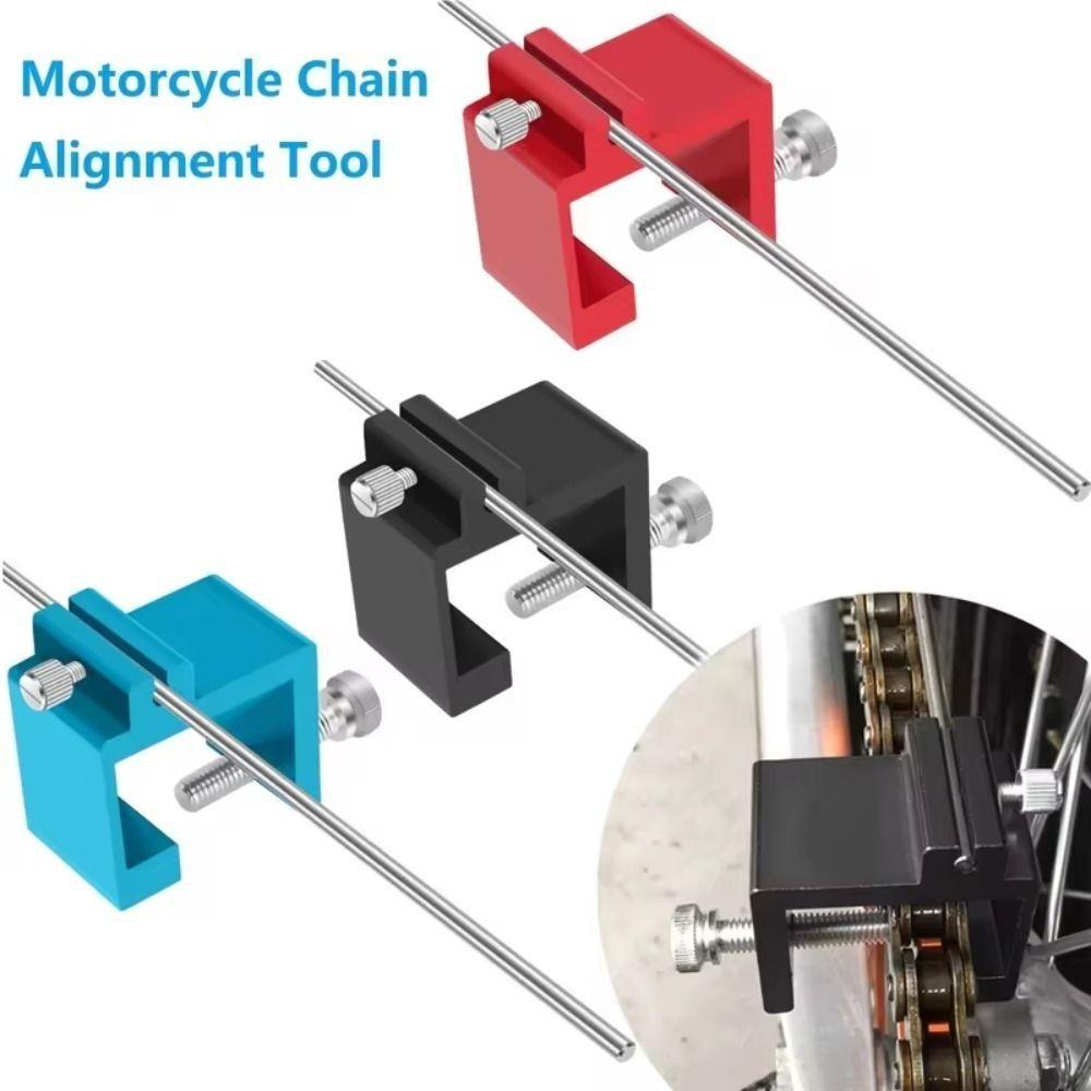 Heavy Duty Sprocket Alignment Tool Quick Accurate Motorbike Chain Adjusting Tool  for ATV