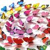Butterfly Wall Decals 3D Butterfly Fridge Magnets Waterproof Removable Butterfly Decals for Locker Home Office Whiteboard Wall Decor