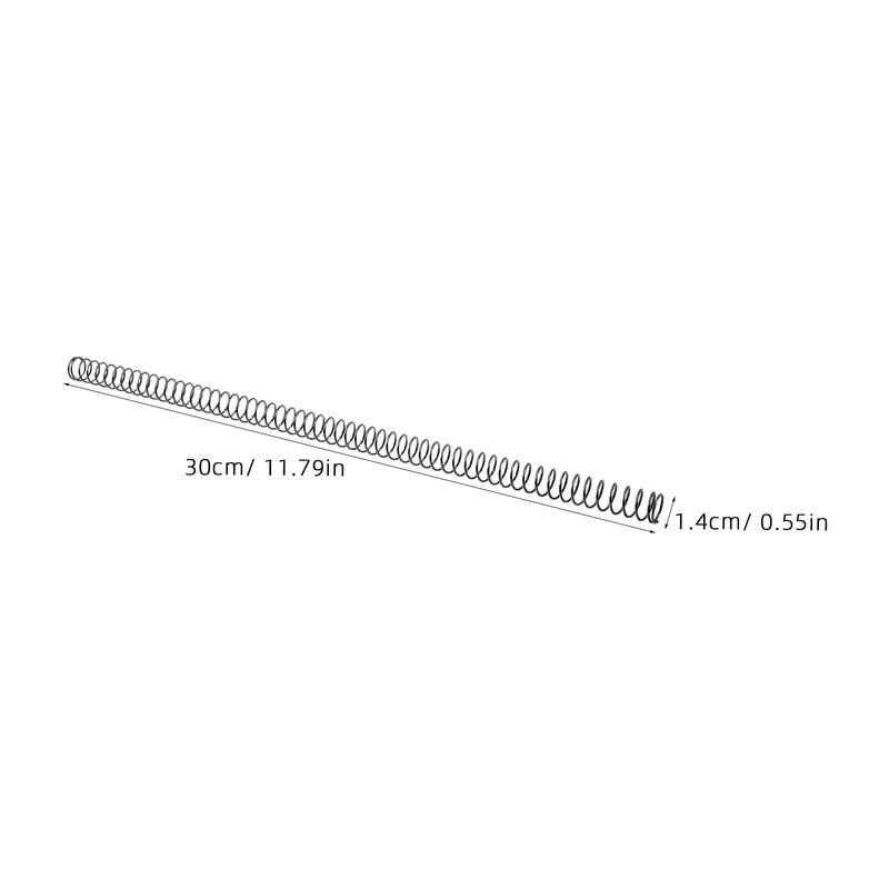 4Pcs Compression Springs Heavy Duty Strong Return Pressure Coil Springs 1Mm Wire Dia 14Mm Od 300Mm Length Mechanical Hardware