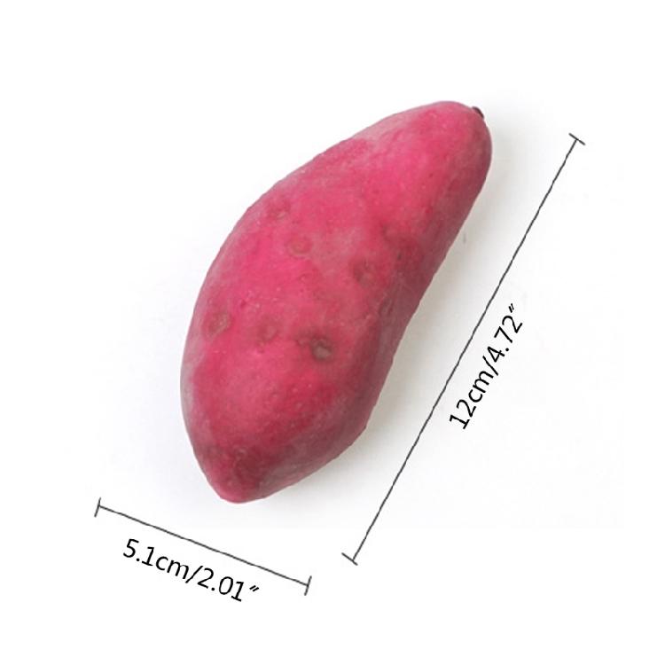 Artificial Fake Sweet Potato Decorative Vegetables Sample Props Window Display
