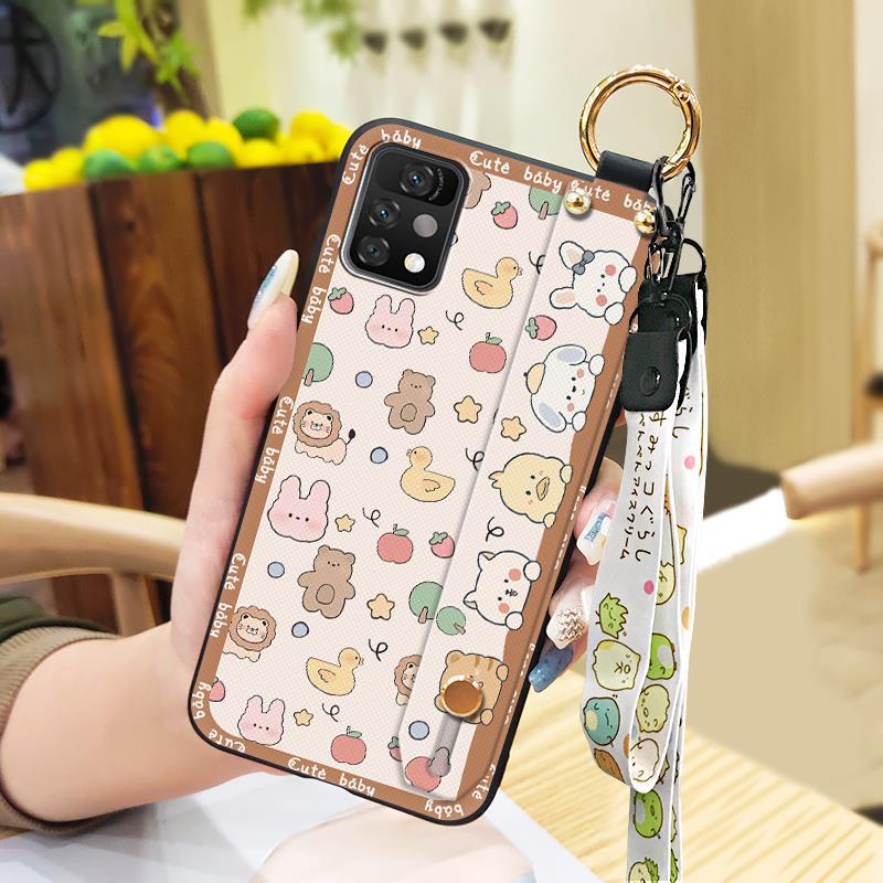 Wristband Back Cover Phone Case For UMIDIGI A11 Pro Max Waterproof Fashion Design Durable Phone Holder Soft case Lanyard