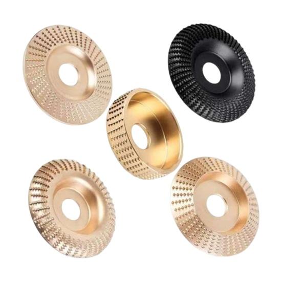 Angle Grinder Polishing Pad, Heavy-Duty Wood Carving Disc, High Carbon Steel Carbide Sanding Disc, for Smooth Engraving Sanding Buffing Woodworking