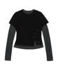 THE COLDEST MOMENT Tcm Layered Button Long Sleeve (Black)