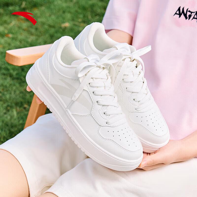 

Anta Women s Platform White Casual Sneakers 38