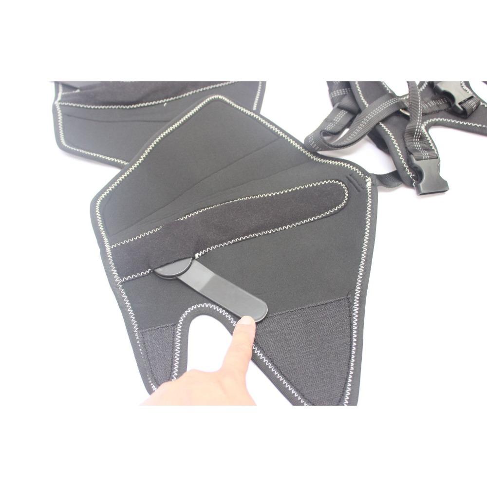 Pet Protector Dog Hindleg Double Protector Thigh Protector Postoperative Auxiliary Leg Cover Adjustable Metal Support