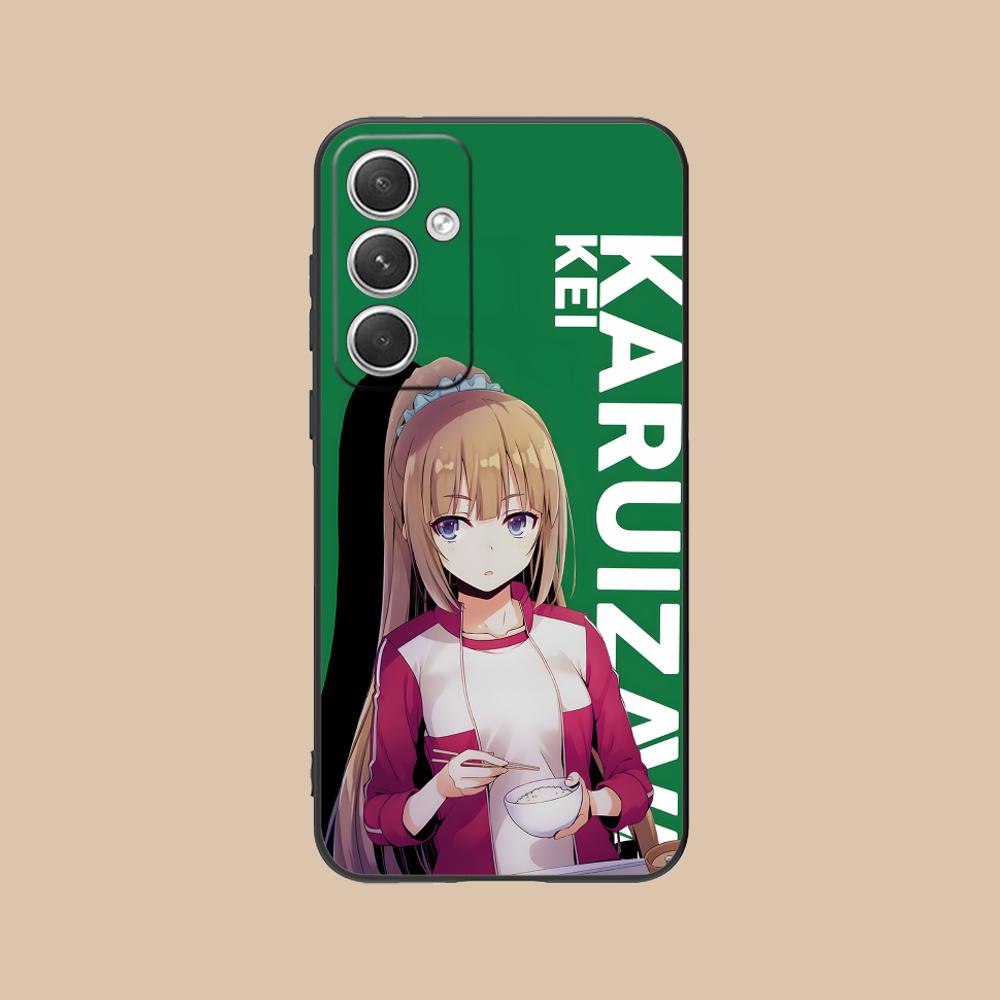 Classroom Elite Karuizawa Kei Phone Case for Samsung Galaxy S25 S24 S23 S22 S21 S20 Note20 Plus FE Ultra Colour Printing Pretty