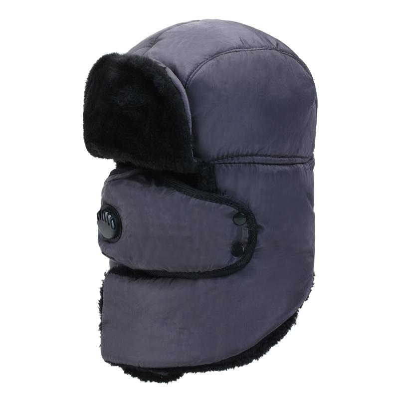 New Winter Men's Simple Ear Protection Mask To Prevent Cold, Thickened Waterproof Lei Feng Hat, Northeast Cold Protection and Warm Hat
