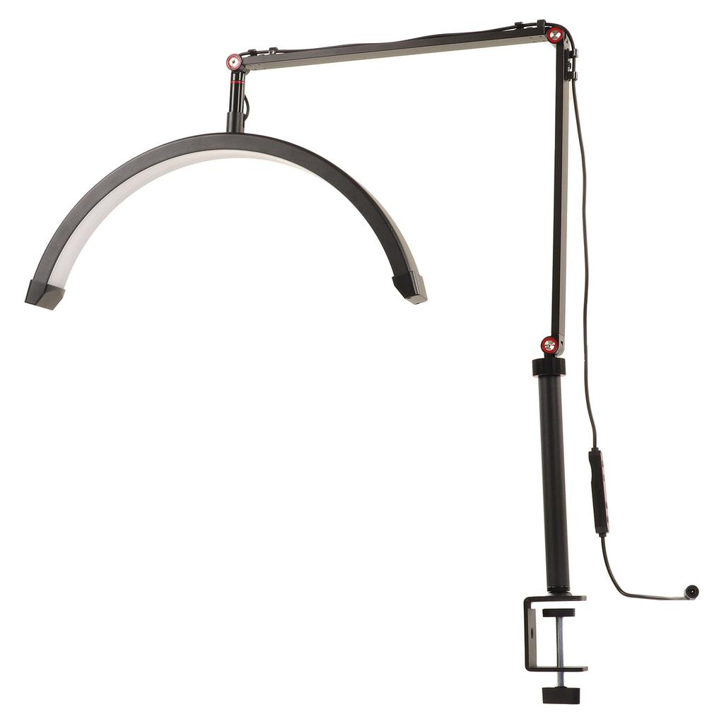 Halbmond-Fülllicht, 360-Grad-Drehung, Helligkeit, Farbtemperatur einstellbar, LED-Fülllampe 110?240V