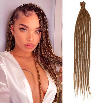 Synthetische lange weiche gehäkelte Dreadlocks Haarverlängerungen Punk HipHop Reggae Haar Flechten Perücke Haar für Frauen
