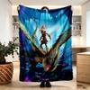 How to Train Your Dragon Print Blanket - Soft & Comfortable, for Bedroom, Travel, Sofa, Home Decoration - Birthday Christmas Gift for Friend
