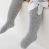 6 Pairs Long Boot Socks Leg Warmer Stockings Calf Socks for Baby Kids Bowknot Design Over Knee Stockings Child Socks