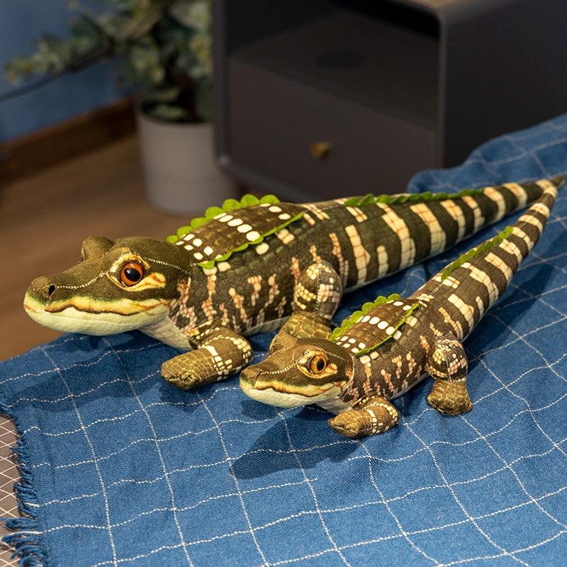 Simulation Green Crocodile Doll Plush Toy Big Crocodile Doll Children's Soothing Rag Doll Birthday Gift