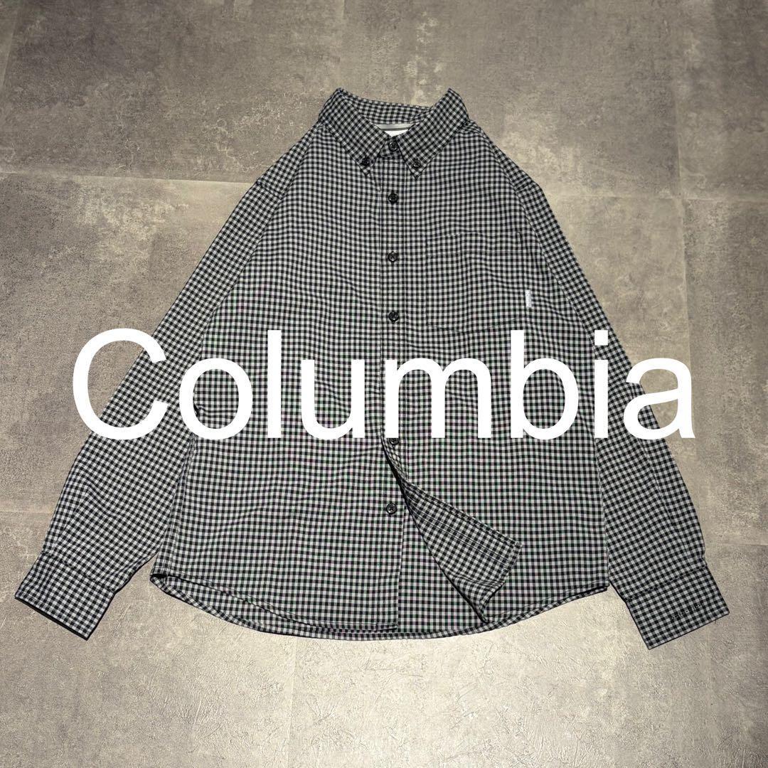Used [Columbia] Columbia Long Sleeve Check Shirt S Gingham Black White