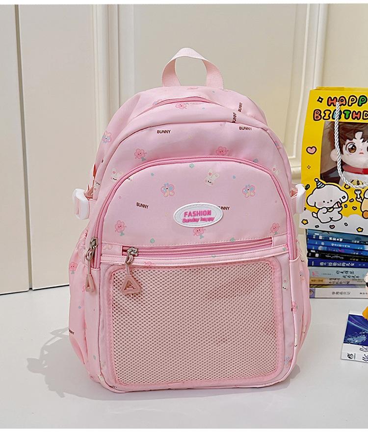 

Популярный рюкзак для девочек высокой ценности, большой вместимости, легкий, школьный ранец для учениц средней школы розовый