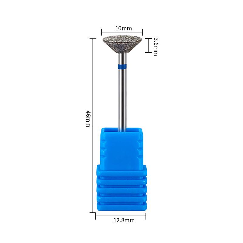 Diamond/Stainless Steel Professional Ceramic Nail Drill Bit Set Electric Manicure Nail File Bit For Acrylic Gel Nails And Cuticl