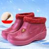Waterproof Cotton Shoes for Men  To Keep Warm In Winter Waterproof Non-slip and Velvet Thickened High-top Snow Boots,Shoes Are Too Small